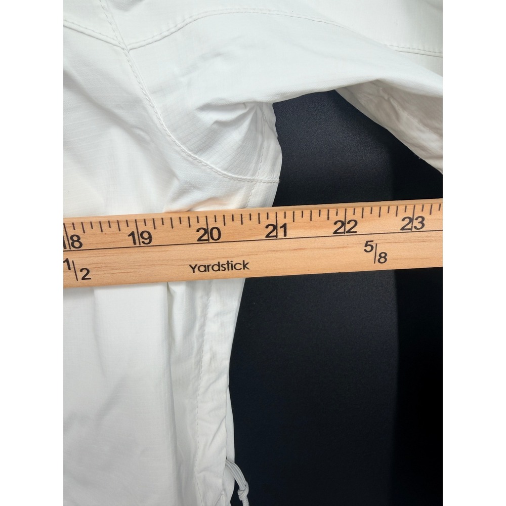 The North Face HyVent Jacket Womens S White Good Waterproof Hooded Rain Coat - Picture 9 of 16